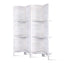 Artiss 4 Panel Room Divider Screen 163x170cm Shelf White