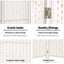 Artiss 4 Panel Room Divider Screen 163x170cm Woven White
