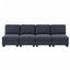 Artiss 4 Seater Modular Sofa Set Sectional Easy Assembly Dark Grey