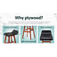 Artiss 4x Bar Stools Wooden Stool Black