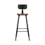 Artiss 4x Vintage Industrial Bar Stool Retro Barstools Dining Chairs Kitchen