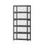 Artiss 5-Tier Display Cabinet Storage Bookshelf Clear Shelf Black