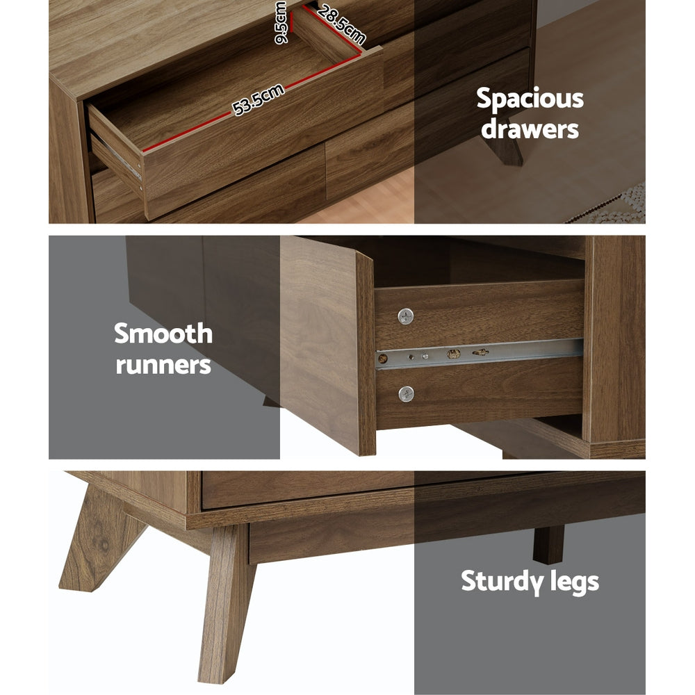 Artiss 6 Chest of Drawers Dresser Tallboy Lowboy Storage Cabinet Bedroom Table