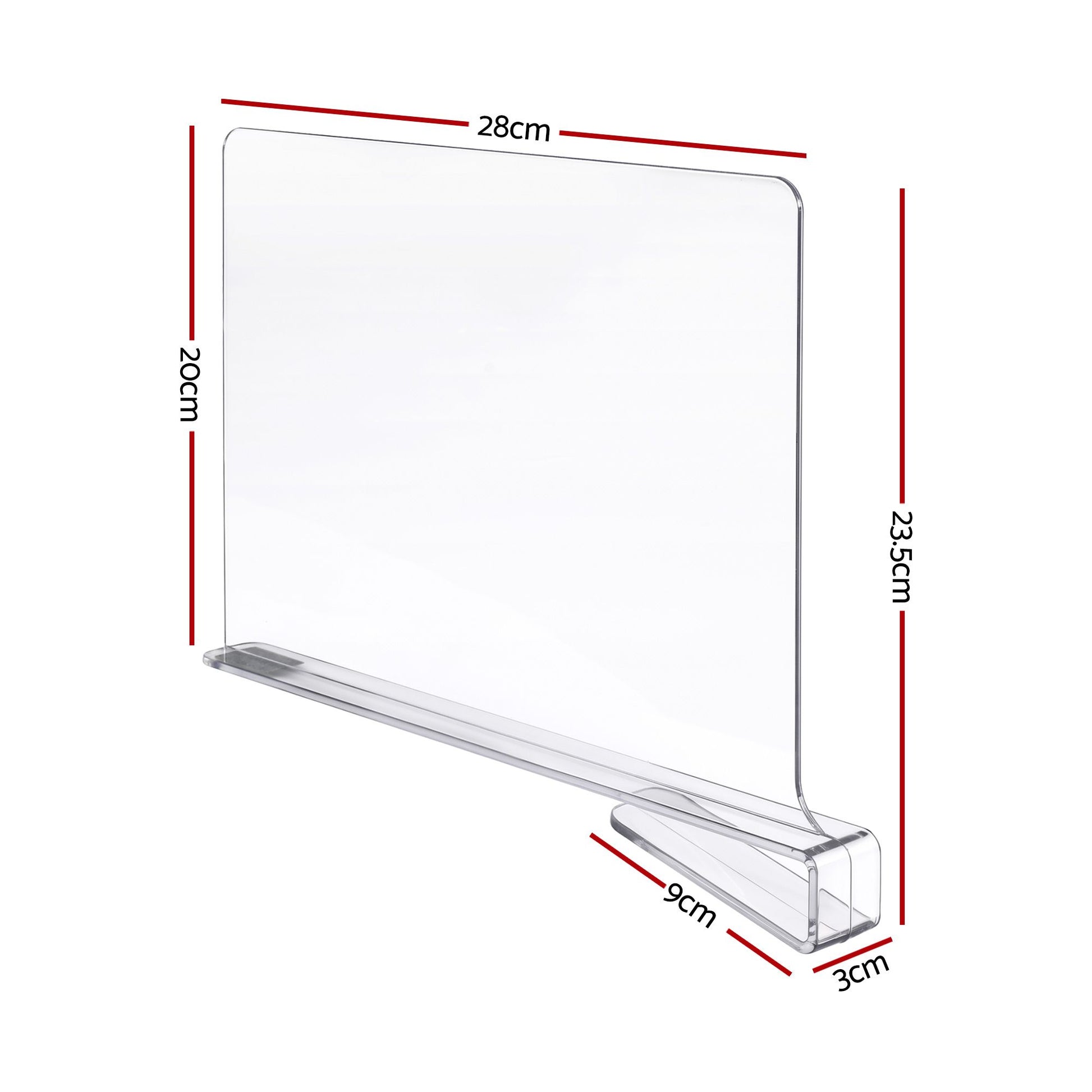 Artiss 6 Pack Closet Organizers and Storage Clear Shelf Dividers
