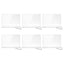 Artiss 6 Pack Closet Organizers and Storage Clear Shelf Dividers