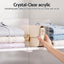 Artiss 6 Pack Closet Organizers and Storage Clear Shelf Dividers