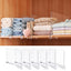 Artiss 6 Pack Closet Organizers and Storage Clear Shelf Dividers