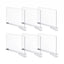 Artiss 6 Pack Closet Organizers and Storage Clear Shelf Dividers
