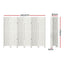 Artiss 6 Panel Room Divider Screen 244x170cm Clover White
