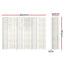 Artiss 6 Panel Room Divider Screen 265x179cm Nova White