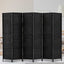 Artiss 6 Panel Room Divider Screen Privacy Timber Foldable Dividers Stand Black