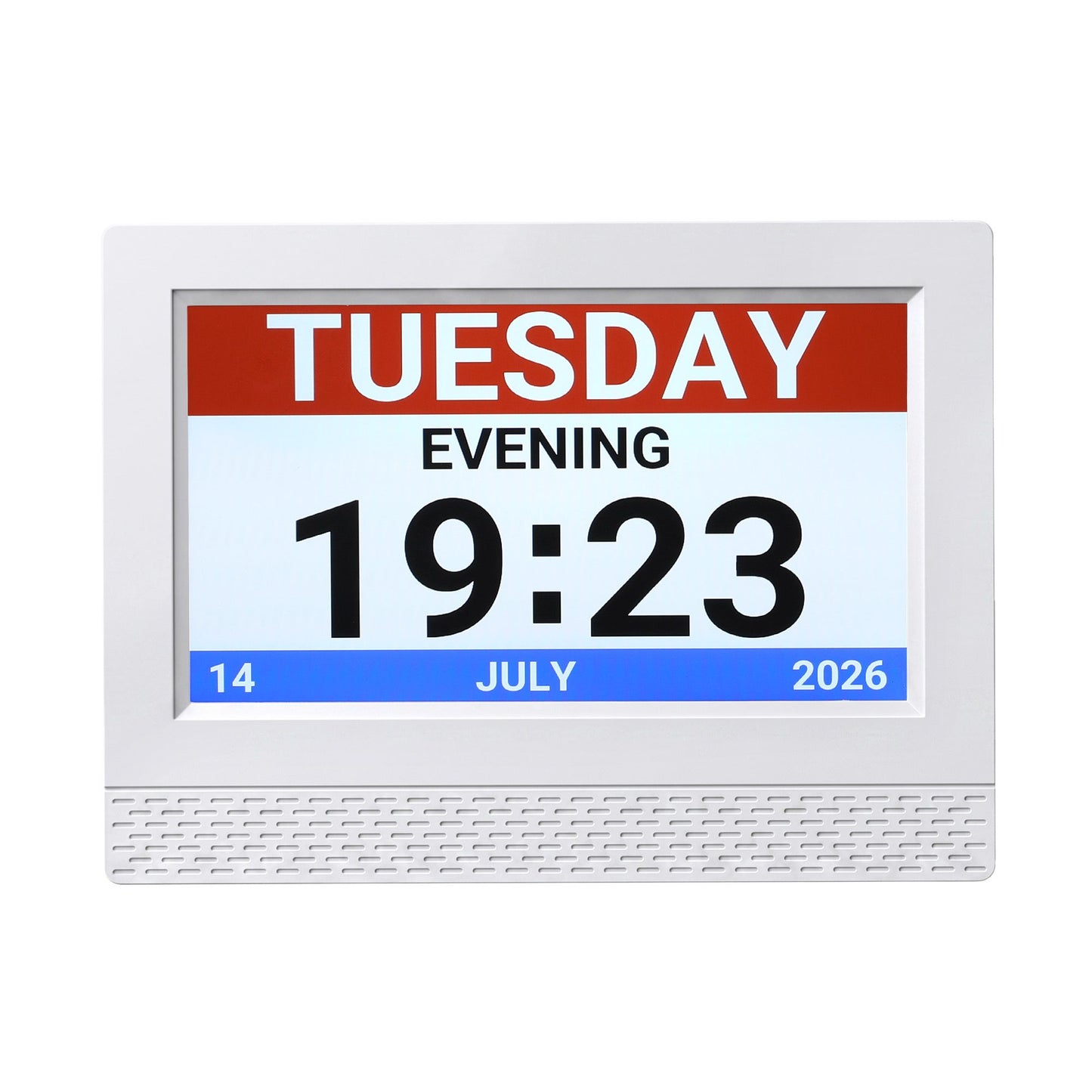 Artiss 7" Smart Digital Clock Calendar HD IPS Touchscreen Weather Photo Frame