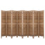 Artiss 8 Panel Room Divider Screen 326x170cm Louver Oak
