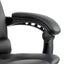 Artiss 8 Point Massage Office Chair PU Leather Footrest Black