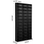 Artiss Adjustable Book Storage Shelf Rack Unit - Black