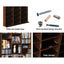 Artiss Adjustable Book Storage Shelf Rack Unit - Expresso