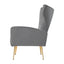 Artiss Armchair Lounge Accent Chairs Armchairs Chair Velvet Sofa Grey Seat