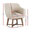 Artiss Armchair Tub Chair Beige Aston