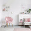 Artiss Armchair Velvet Dining Nursing Lounge Chair Metal Legs Pink