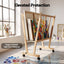Artiss Art Display Wooden Print Rack with Castors-Canvas Drying & Storage Rack for Panels, Posters, Art Shows & Galleries