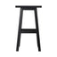 Artiss Bar Stools Kitchen Counter Stools Wooden Chairs Black x2
