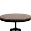 Artiss Bar Table 67-86CM Height Round Brown