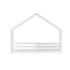 Artiss Bed Frame Wooden Kids Single House Frame White AMOS
