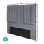 Artiss Bed Head Headboard King Velvet - VELA Grey