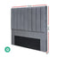 Artiss Bed Head Headboard Queen Velvet - VELA Grey