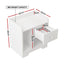 Artiss Bedside Table Drawer Nightstand Side End Table Storage Open Shelf White