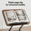 Artiss Book Stand Adjustable Book Holder Foldable Reading Rest Rack with 360 Degree Rotating Base and Page Clip