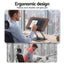 Artiss Book Stand Adjustable Book Holder Foldable Reading Rest Rack with 360 Degree Rotating Base and Page Clip