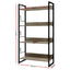 Artiss Bookshelf 4 Tiers - NOE Black and Oak