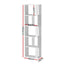 Artiss Bookshelf 5 Tiers - LINA White