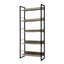 Artiss Bookshelf 5 Tiers - NOE Black and Oak