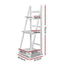 Artiss Bookshelf Corner Shelf 3 Tiers - ZANE White
