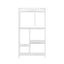 Artiss Bookshelf Display Shelves 5 Tiers 120cm White