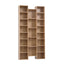 Artiss Bookshelf Display Shelves CD DVD Storage Rack Tall Bookcase Oak