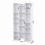 Artiss Bookshelf Display Shelves CD DVD Storage Rack Tall Bookcase White