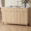 Artiss Buffet Sideboard Cabinet Kitchen Storage Cupboard Marble 2 Drawers Pine