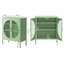 Artiss Buffet Sideboard Metal Cabinet - ELSA Green