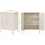 Artiss Buffet Sideboard Metal Cabinet - SWEETHEART White