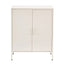 Artiss Buffet Sideboard Metal Cabinet - SWEETHEART White