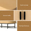 Artiss Buffet Sideboard Sliding Doors - PIIA Oak