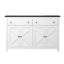 Artiss Buffet Sideboard Storage Cabinet Kitchen Cupboard 2 Drawers 140CM Black
