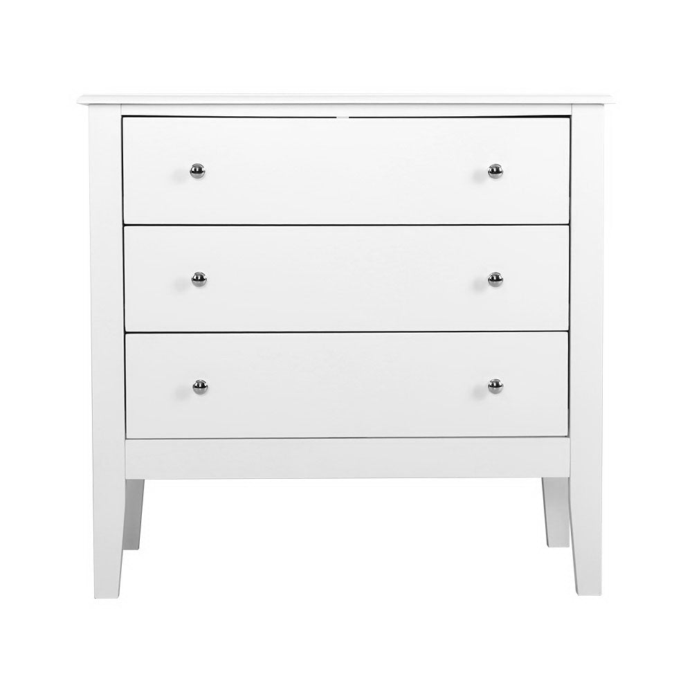 Artiss Chest of Drawers Storage Cabinet Bedside Table Dresser Tallboy White