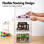 Artiss Clear Acrylic Display Case 3 Pack Toy Storage Box