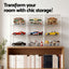 Artiss Clear Acrylic Display Case 3 Pack Toy Storage Box