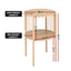 Artiss Coffee Table 2-Tier Round Wood