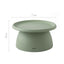 Artiss Coffee Table Round 71CM Plastic Green